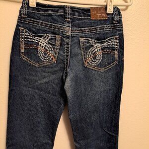 Limited Too Distressed Premium Jeans With Embroidered Pockets